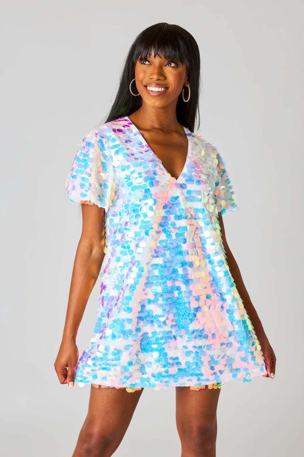 Buddy Love Iridescent Disco Dress FSHN FWRD Buddy Love Iridescent Disco Dress FSHN FWRD