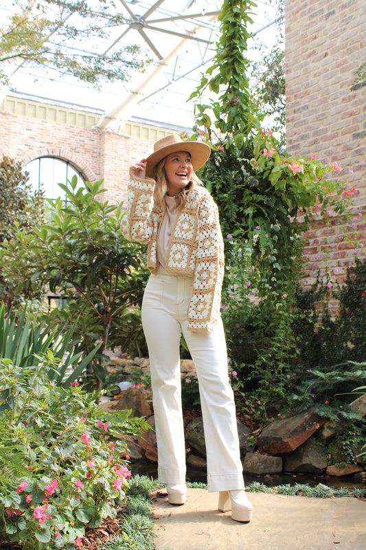 Clara Crochet Cardigan