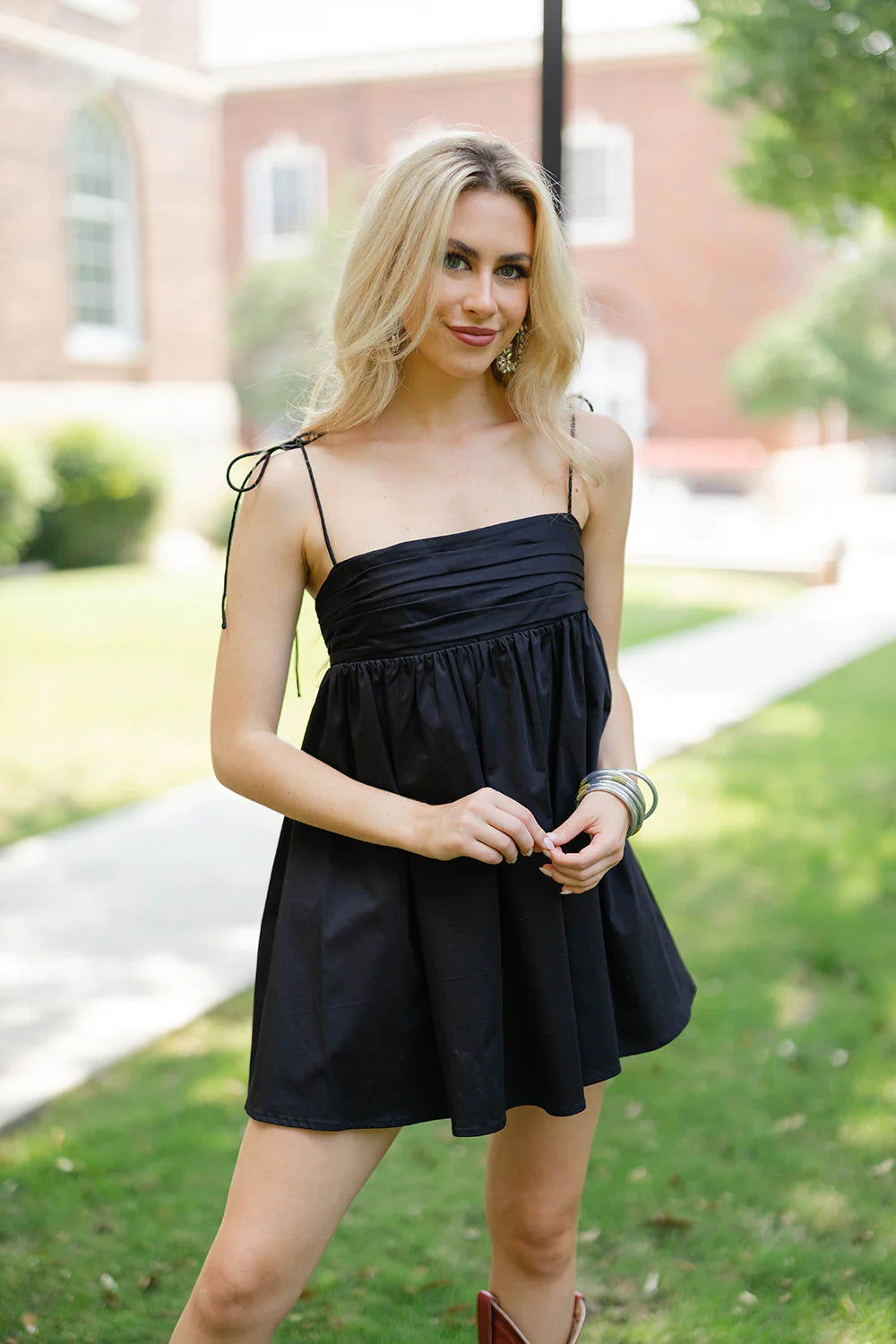 Buddy Love Mini Dress in Black