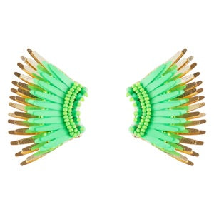 Mignonne Gavigan Neon Green Mini Madeline Earrings