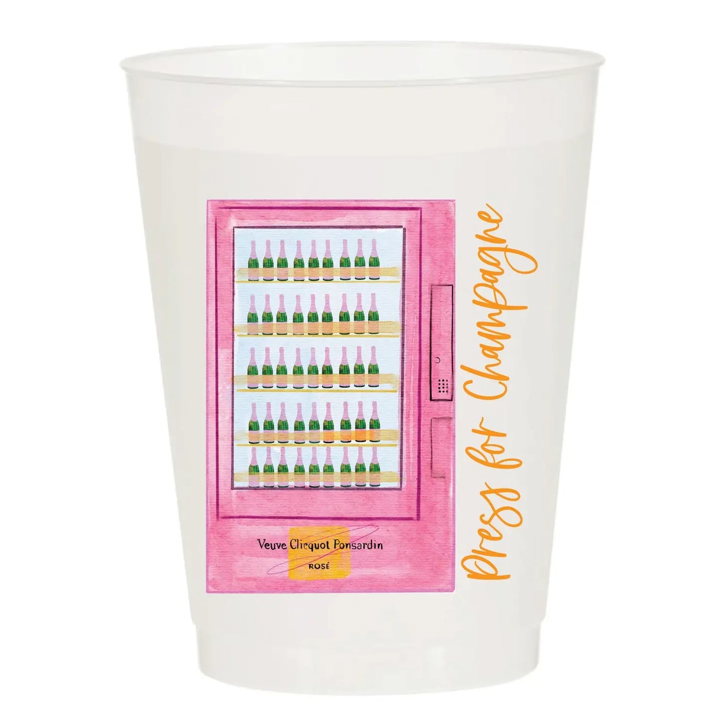 Press For Champagne Frosted Cups