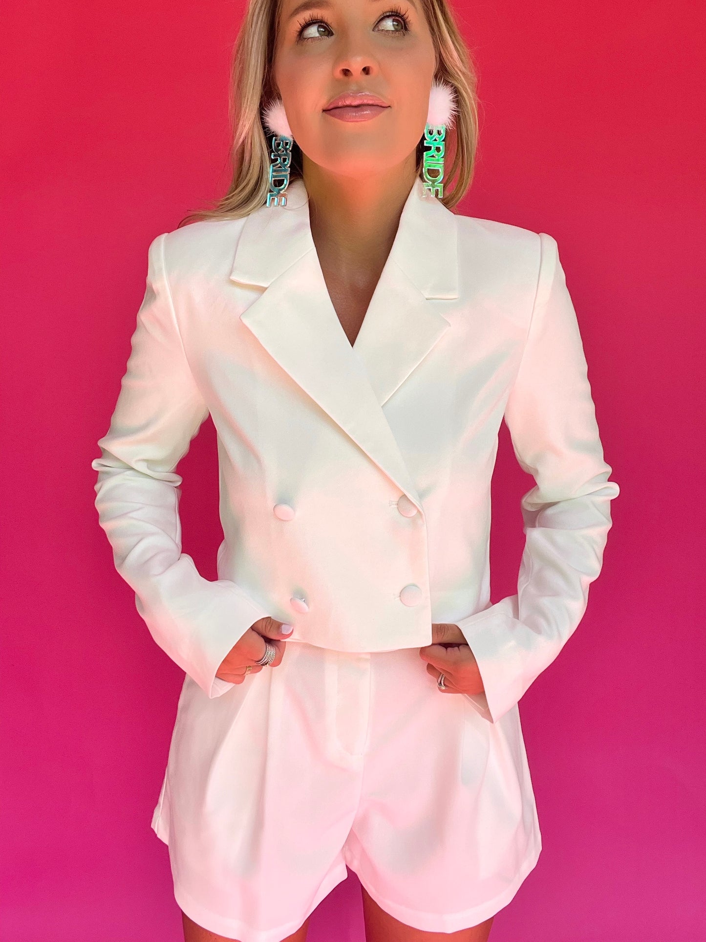 White Power Suit Set