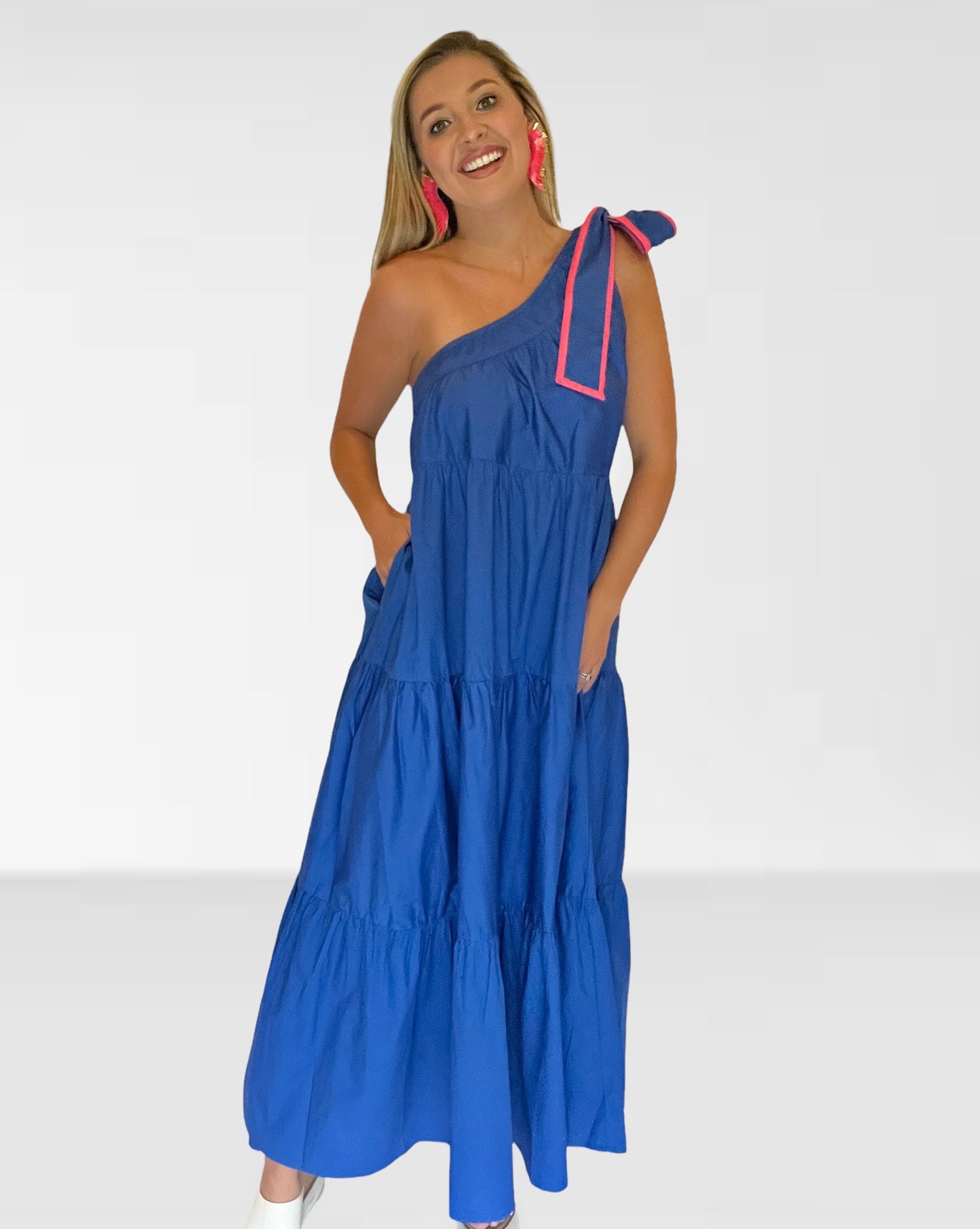 Caryn Lawn Royal Mia Dress