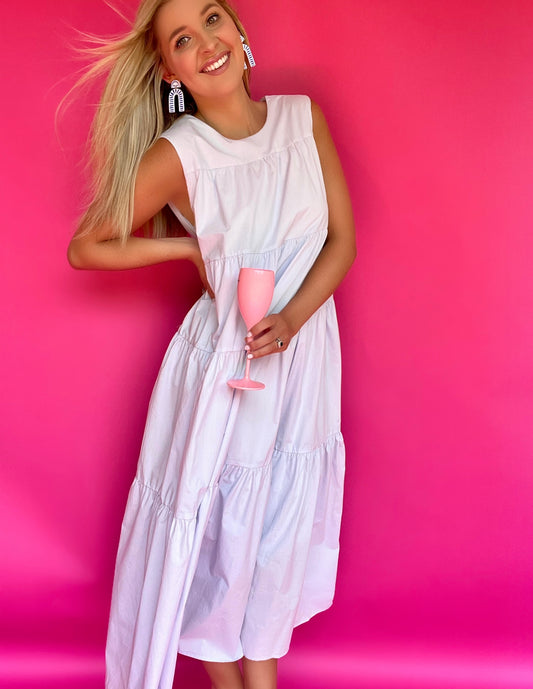 Powder Blue Maxi Dress