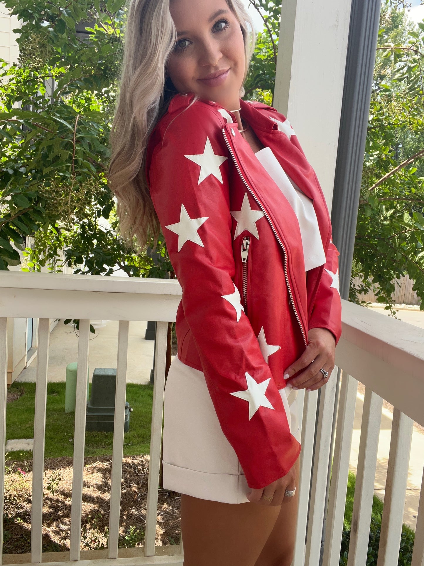 Buddy Love Leather Star Jacket
