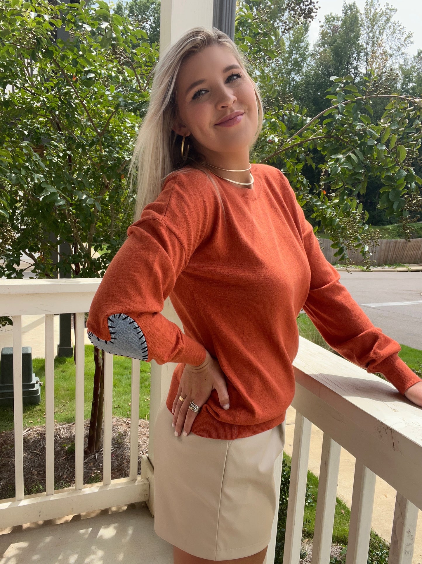 J. Society Heart Stitch Sweater