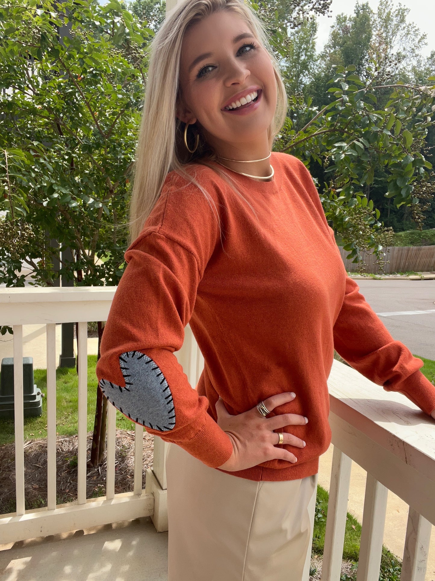 J. Society Heart Stitch Sweater