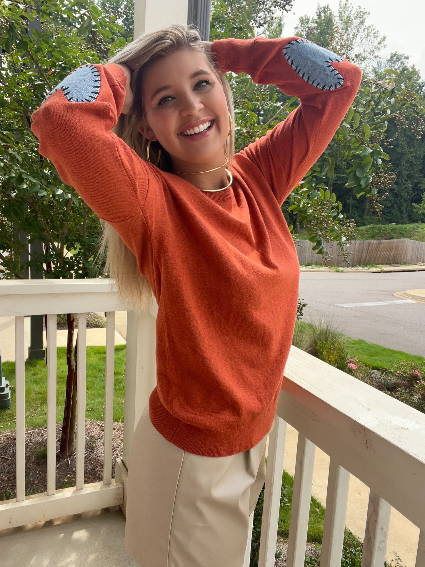 J. Society Heart Stitch Sweater