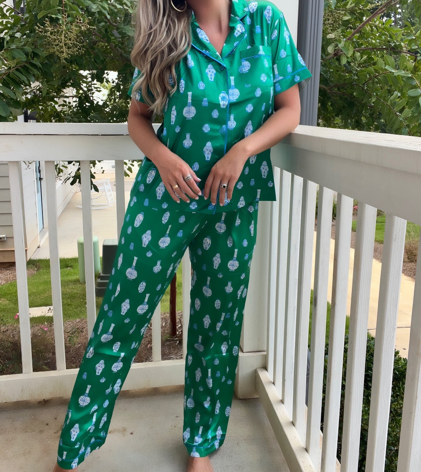 Ginger Jars Luxury Pajama Set