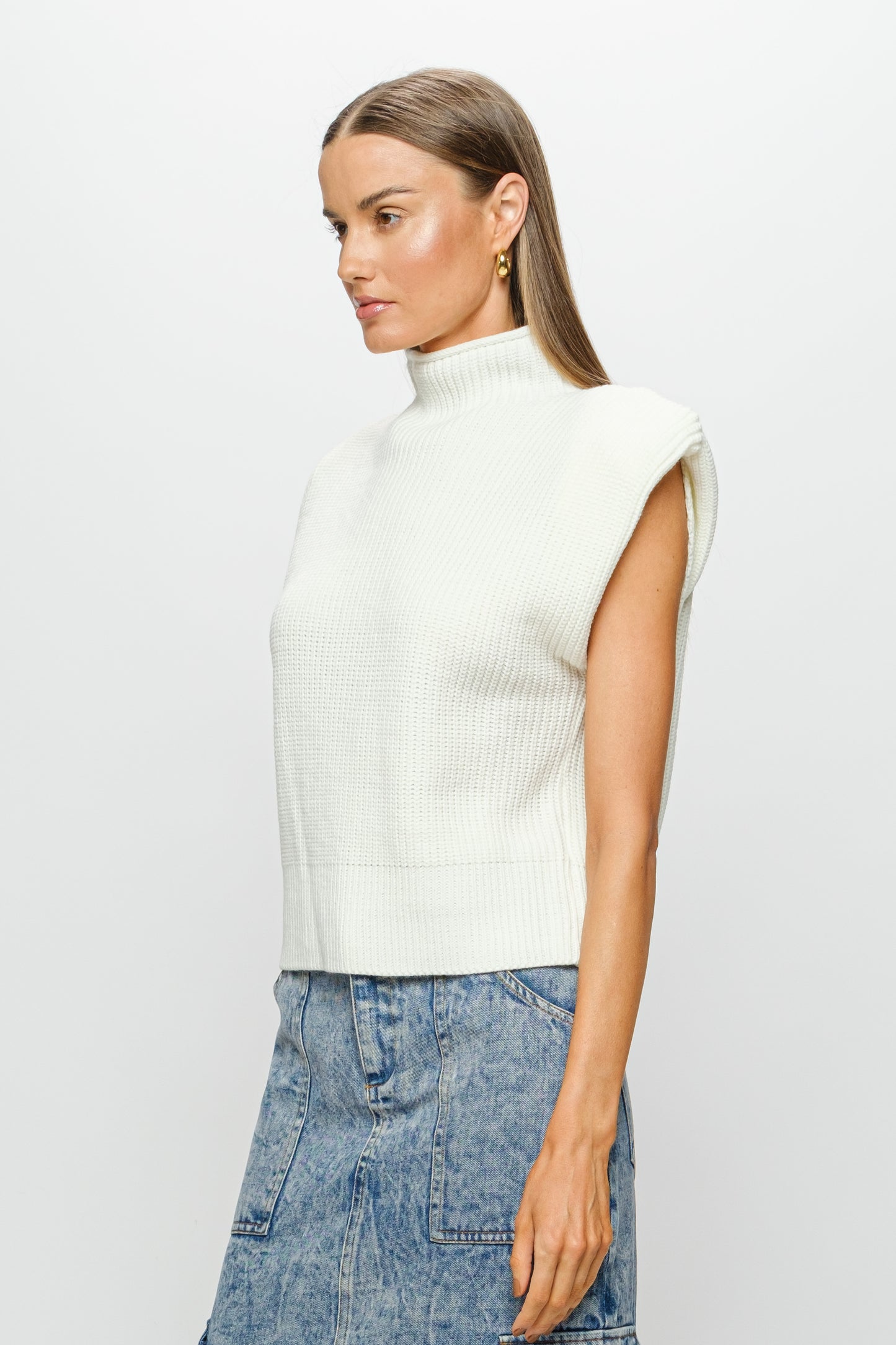 Ivory Sophie Sweater Top