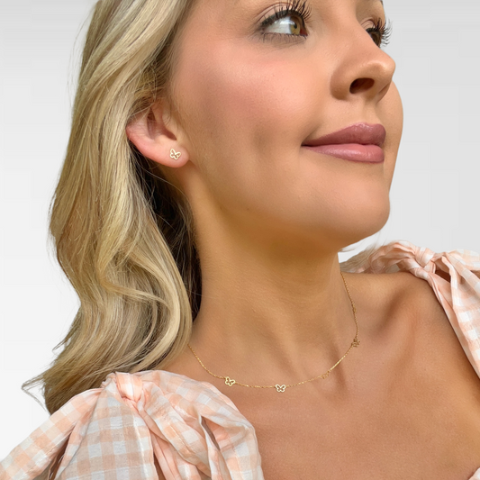 Gold Butterfly Necklace