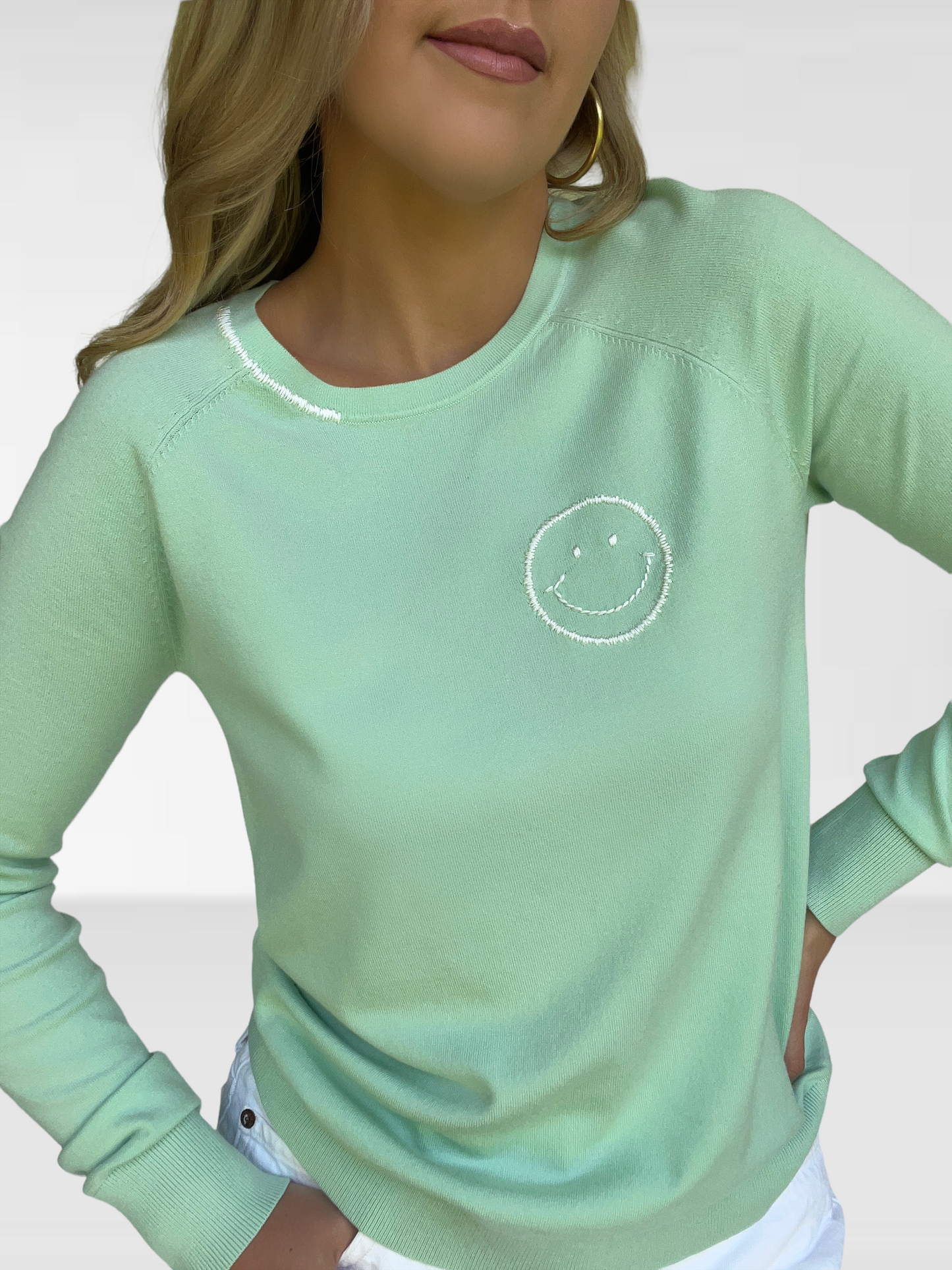 J. Society Seafoam Smile Sweater