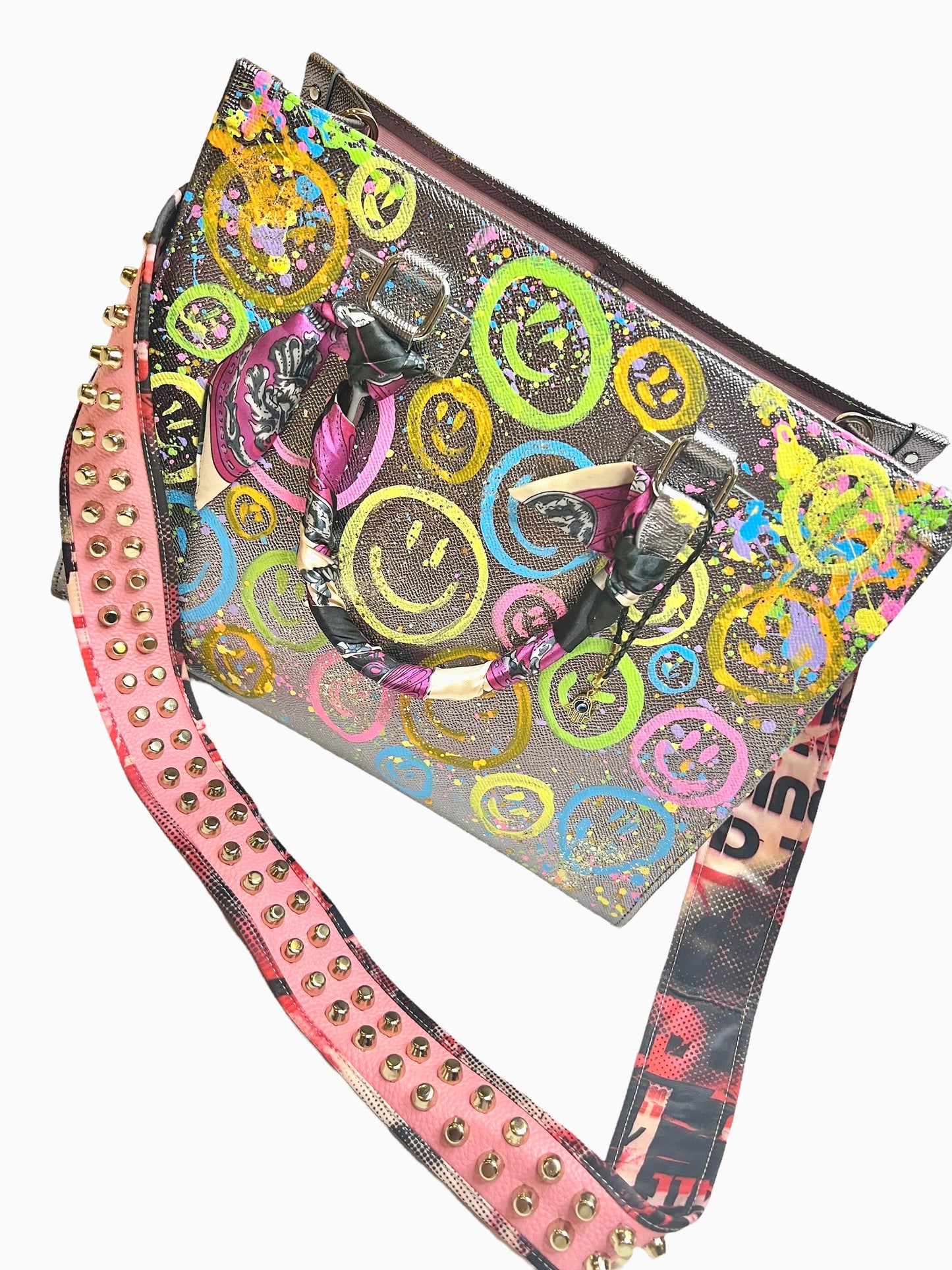Anca Barbu Pastel Smiles Bag