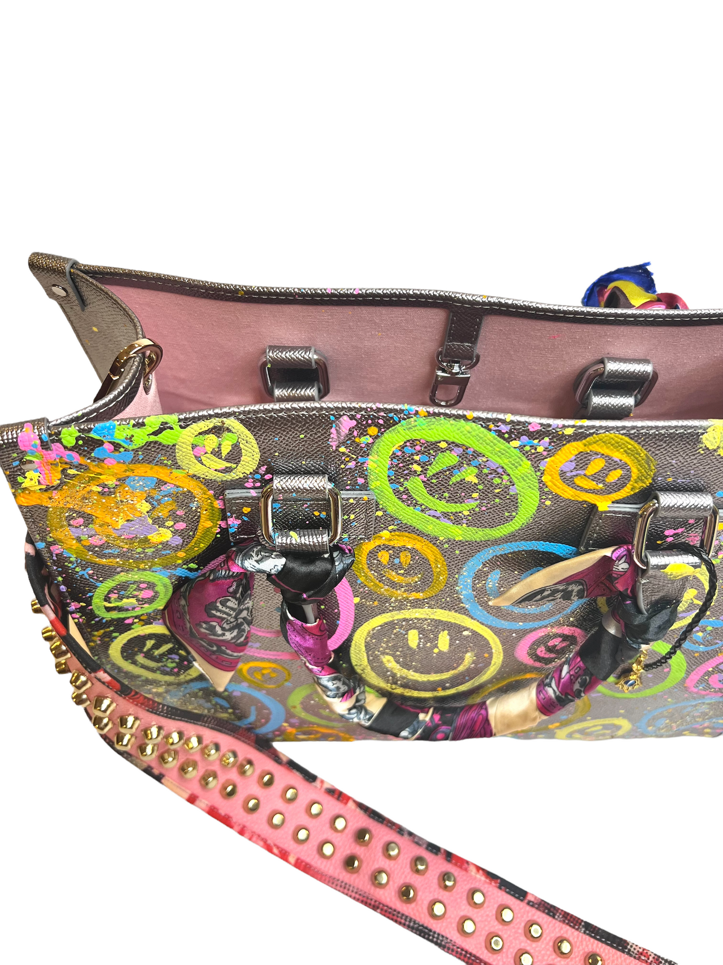 Anca Barbu Pastel Smiles Bag