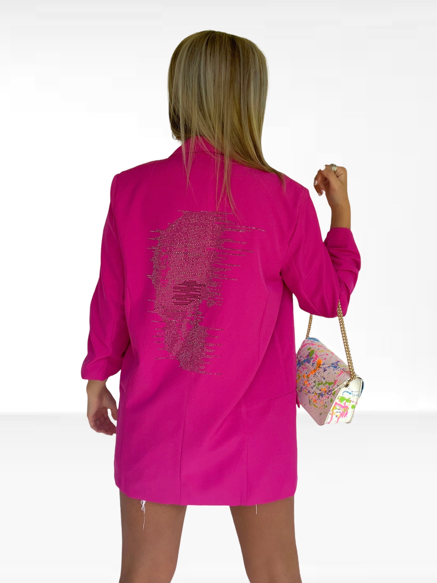 Pink Life of the Party Blazer
