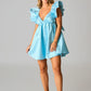 Buddy Love Shimmer Ruffle Dress