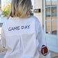 Caryn Lawn Navy Game Day Button-Up