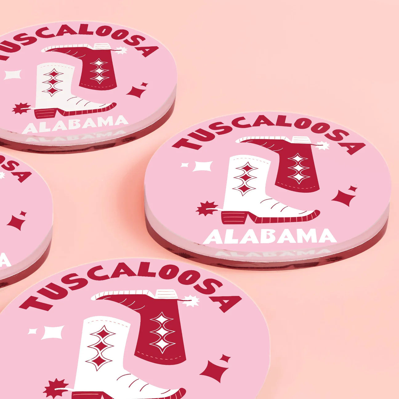 Tuscaloosa Kickoff Coaster Set