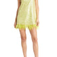 Lime Shimmer Cocktail Dress