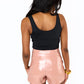 Buddy Love Chelsea Leather Skort in Mauve