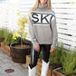 Ski Sweater in Grey