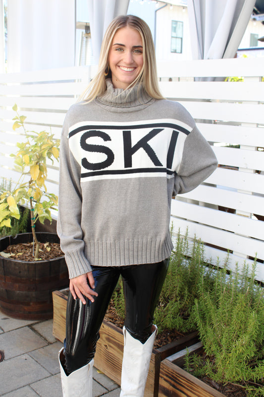 Ski Sweater in Grey
