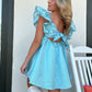 Buddy Love Shimmer Ruffle Dress