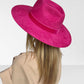 Luna Fuchsia Suede Hat