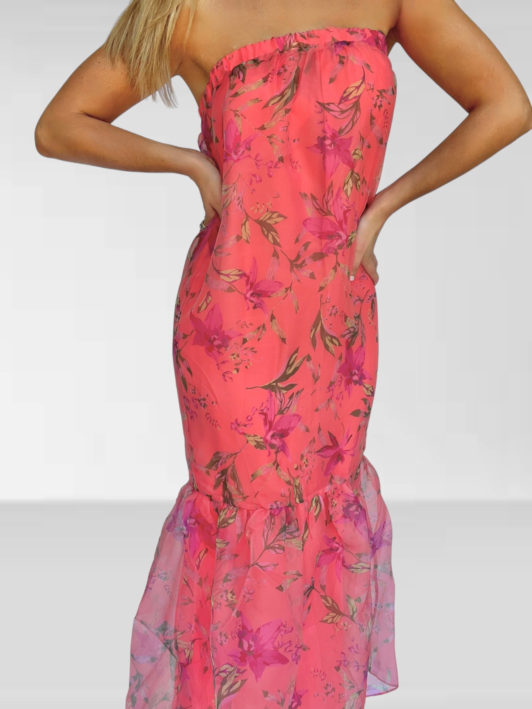 daylily dress pink DayLily Isabella Maxi Dress KACI Apparel