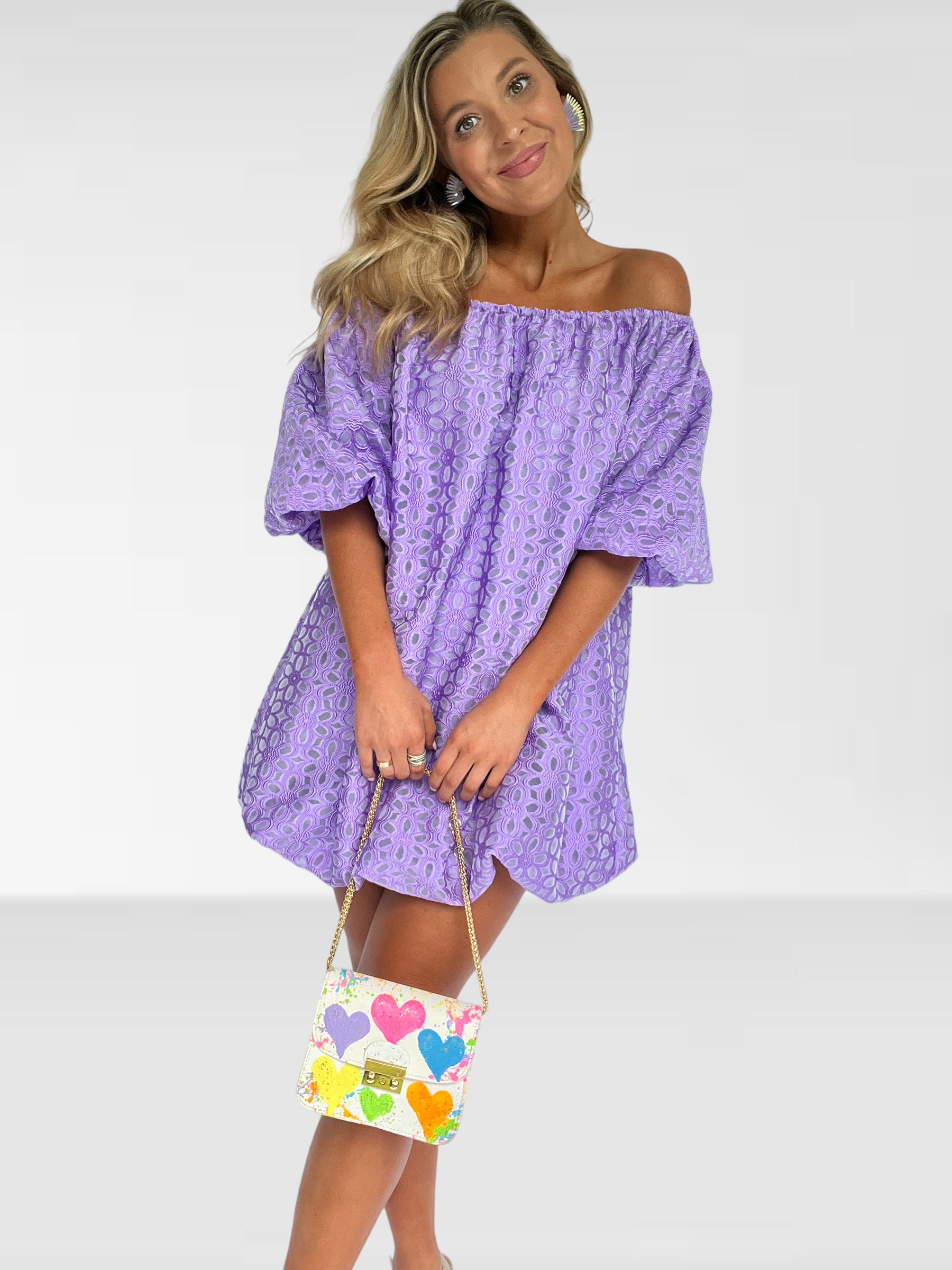 purple bubble dress Lola Bubble Dress Medium