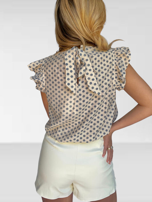 Ruffle Dot Blouse