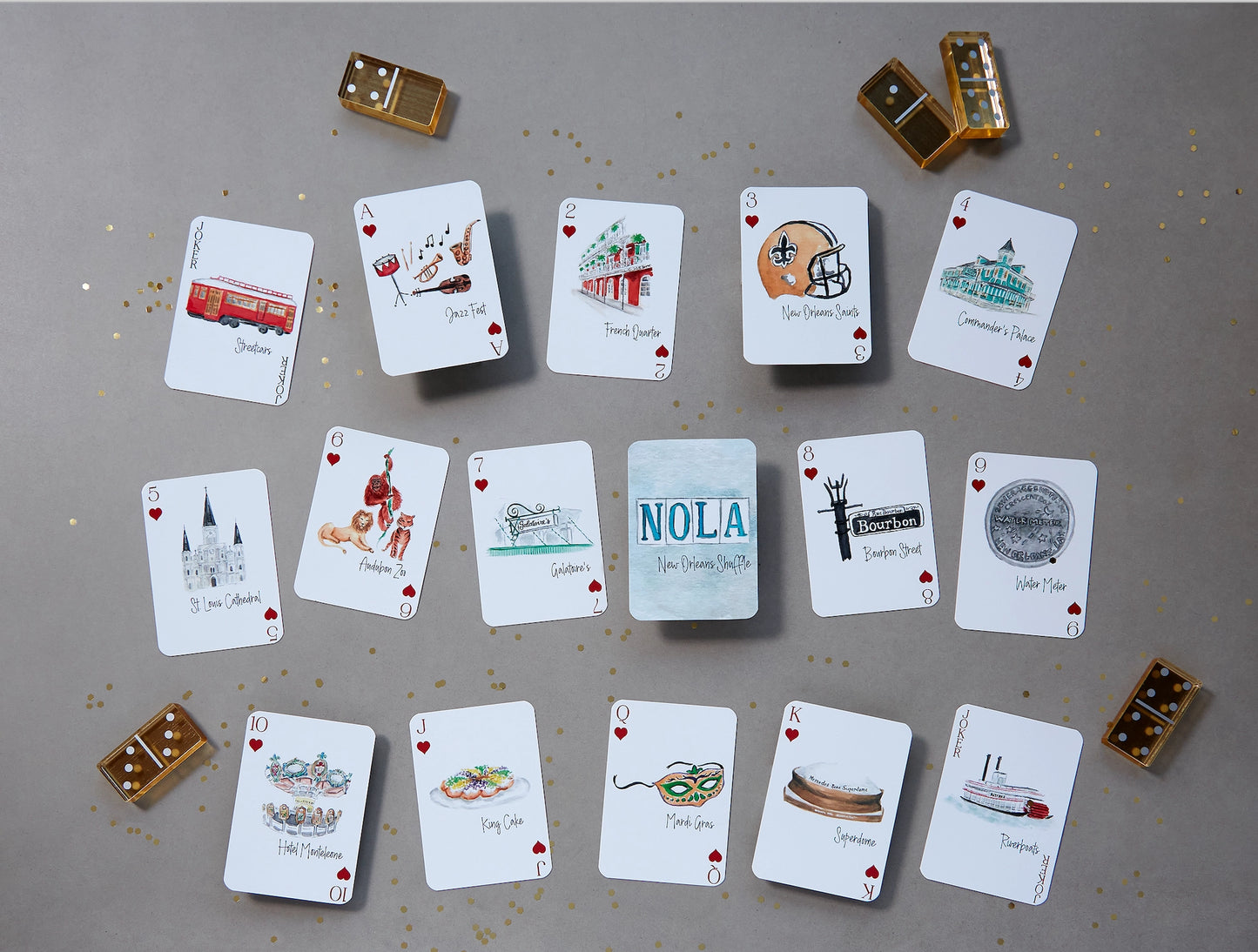 New Orleans Shuffle Playing Cards