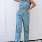 Smoke Blue Cargo Playsuit