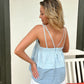 Pintuck Cami Top