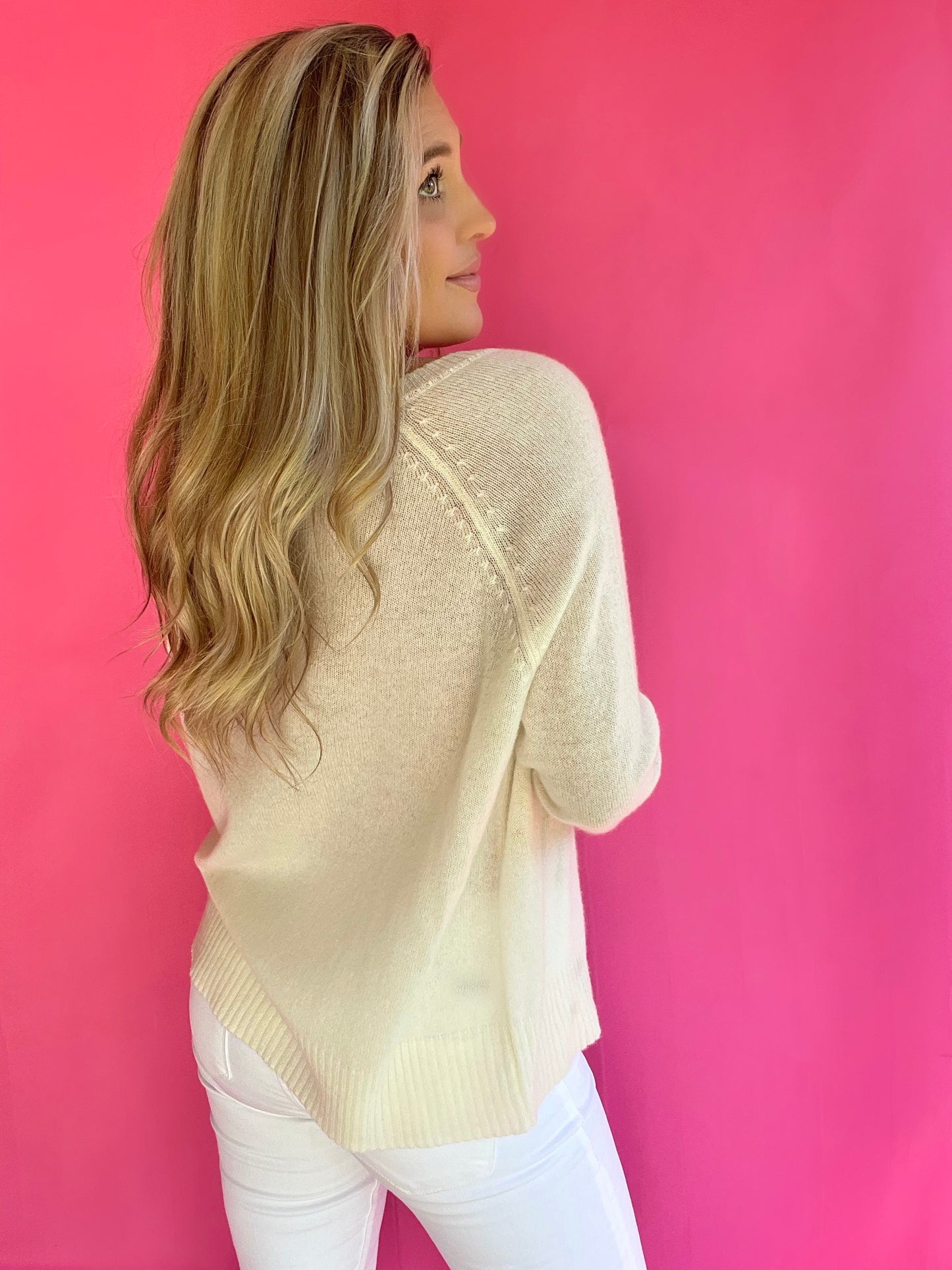 Cocktails & Cabanas Cashmere Sweater