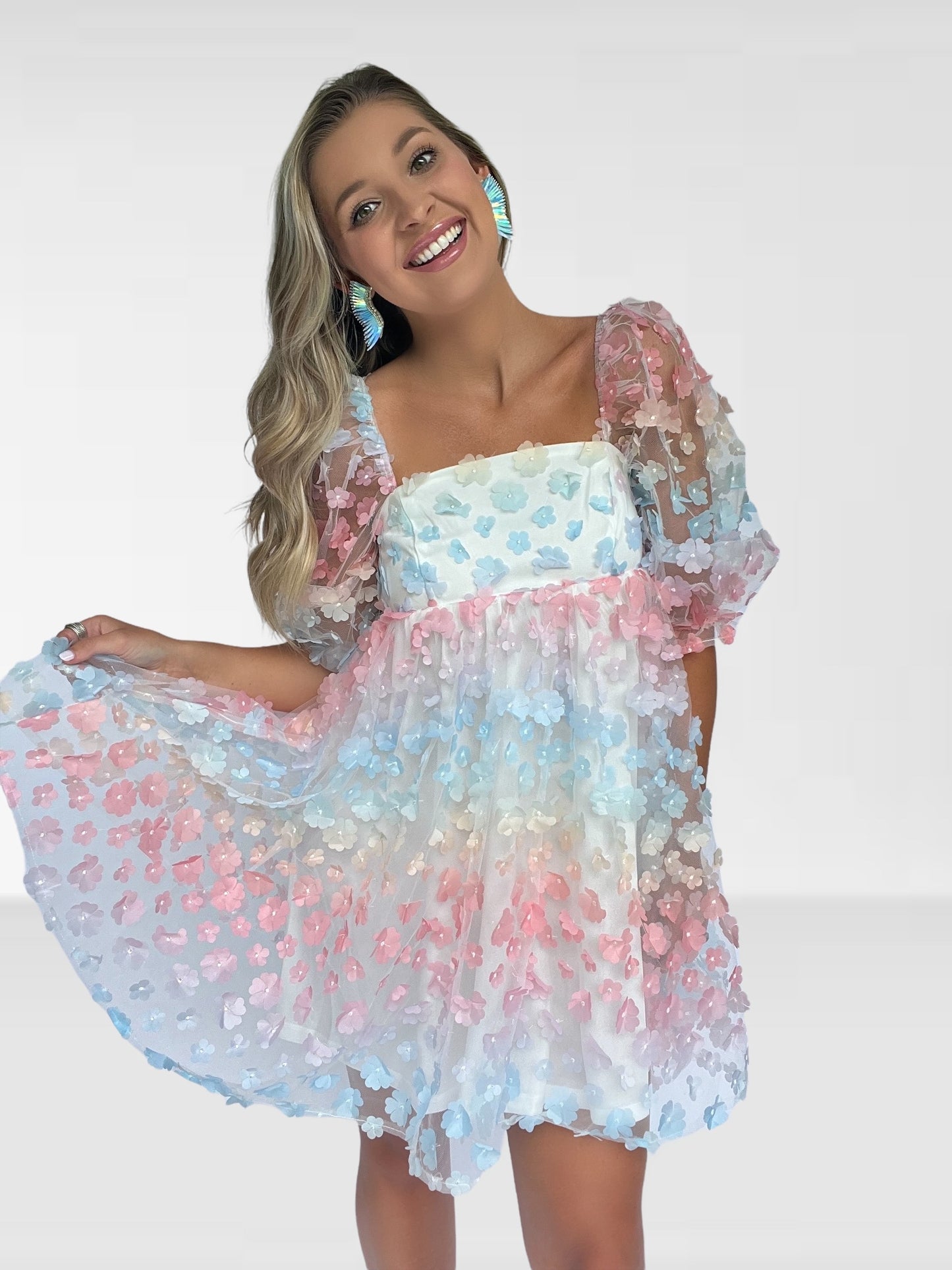 Pastel Petals Dress