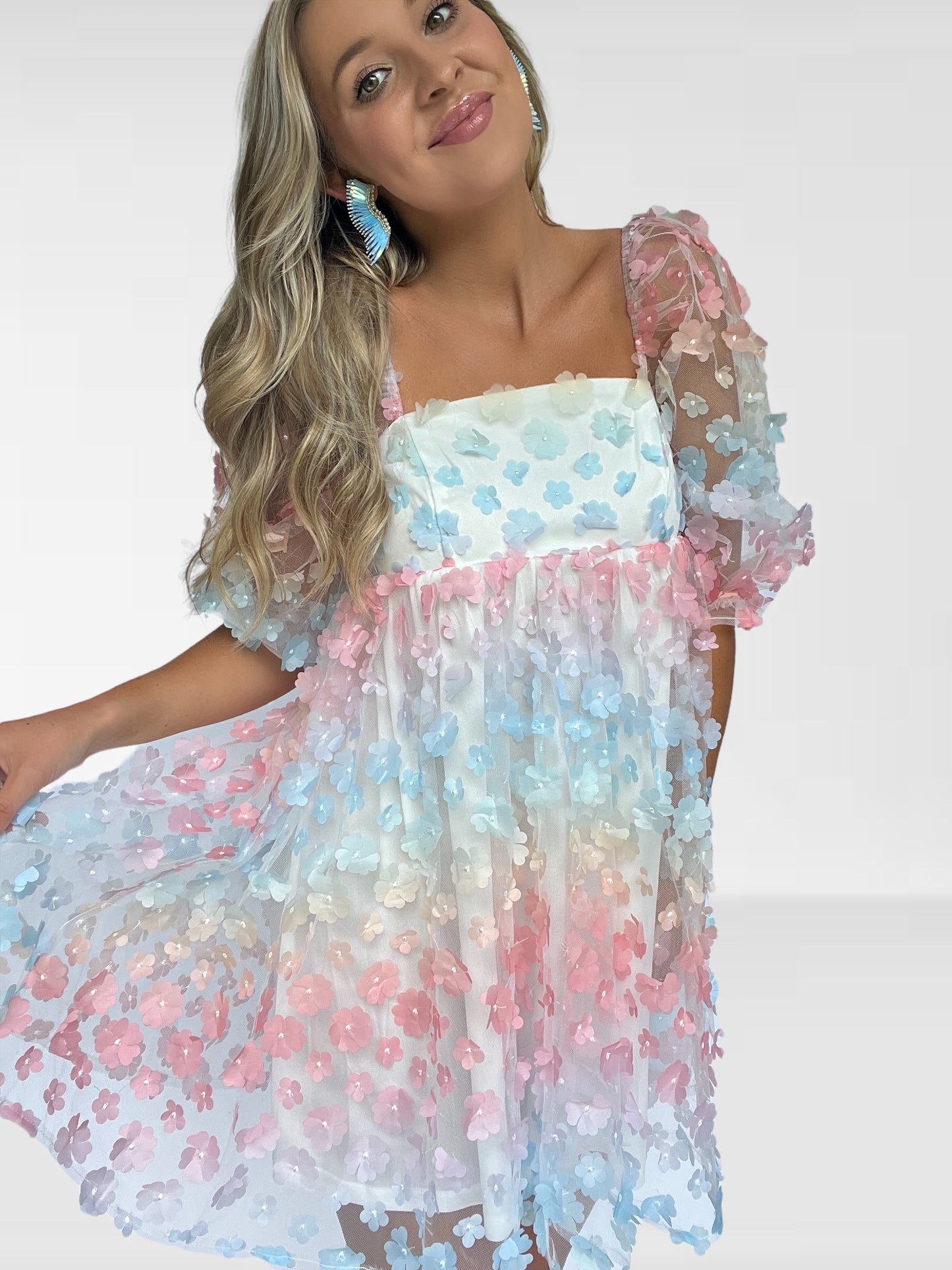 Pastel Petals Dress