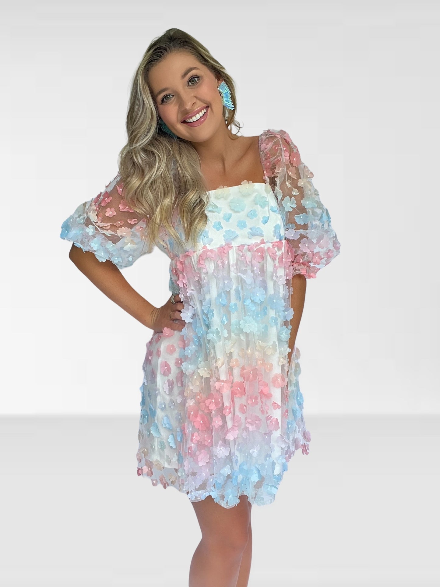 Pastel Petals Dress