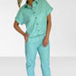 Mint Leather Top