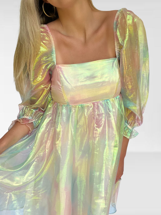 Iridescent Rainbow Dress