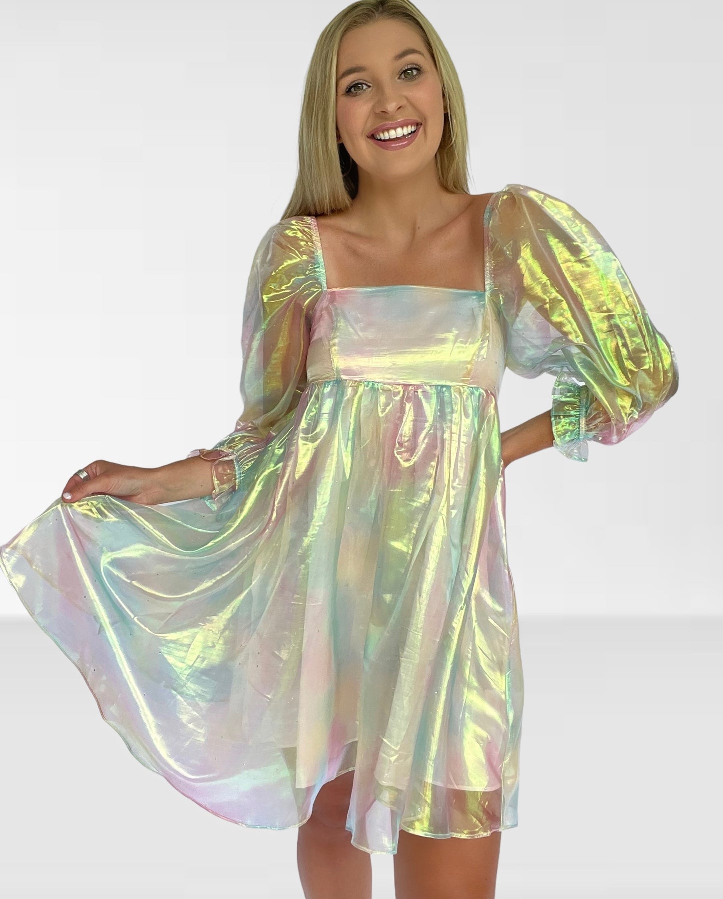 Iridescent Rainbow Dress