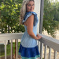 Colorblock Ruffle Dress