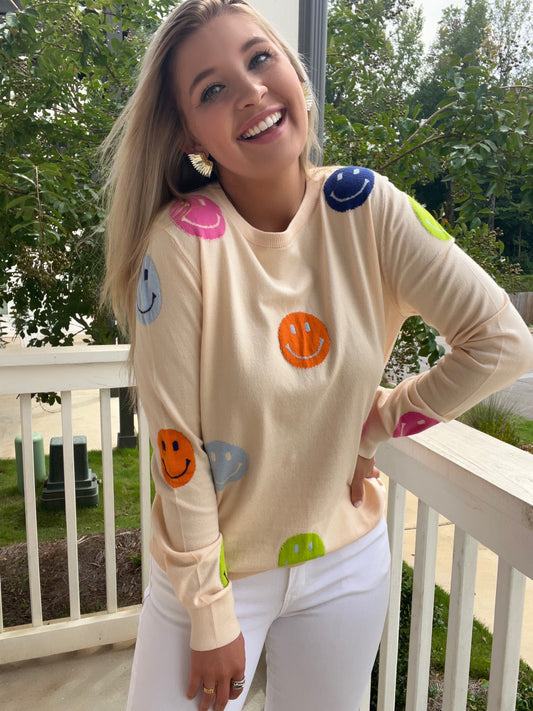 Rainbow Smiles Sweater