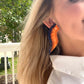 Mignonne Gavigan Orange/Navy Madeline Earrings
