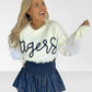 Queen of Sparkles Feather Tigers Sweater
