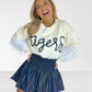 Queen of Sparkles Feather Tigers Sweater