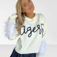 Queen of Sparkles Feather Tigers Sweater
