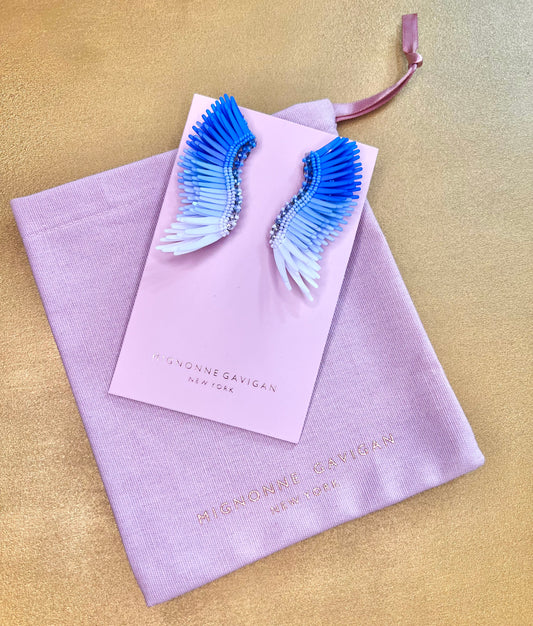 Mignonne Gavigan Ombre Blues Midi Madeline Earrings