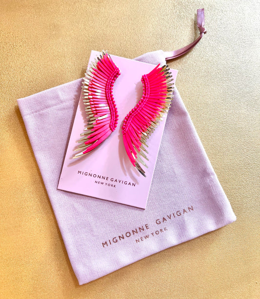 Mignonne Gavigan Neon Pink Madeline Earrings