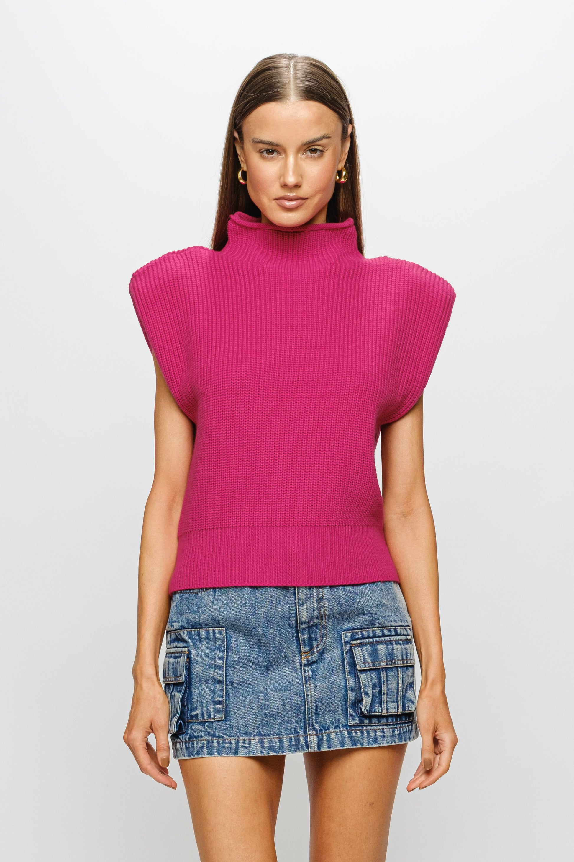 Pink Sophie Sweater Top – FSHN FWRD - Main Image